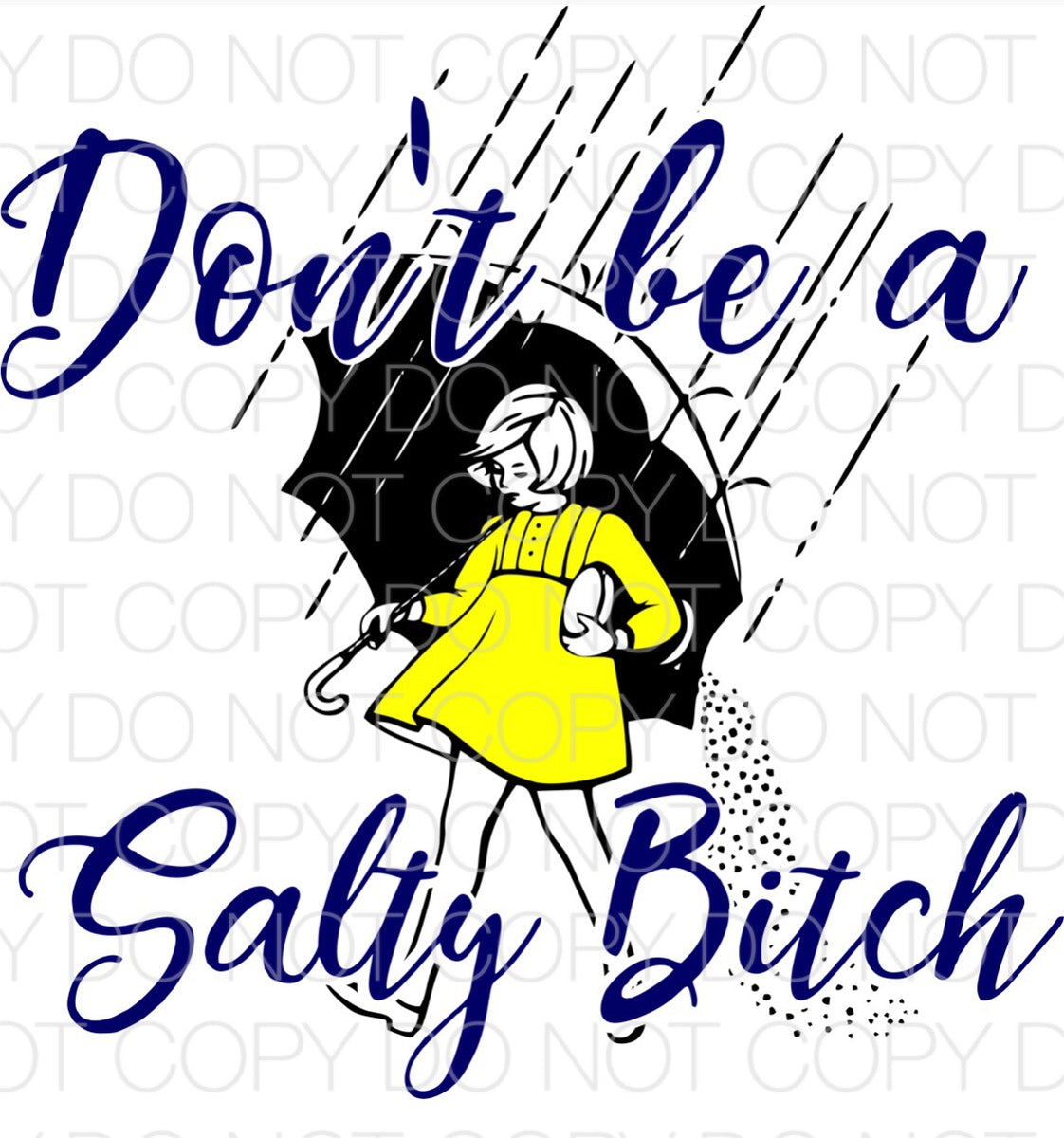Salty Bitch Belt | Yellow Medium/Large