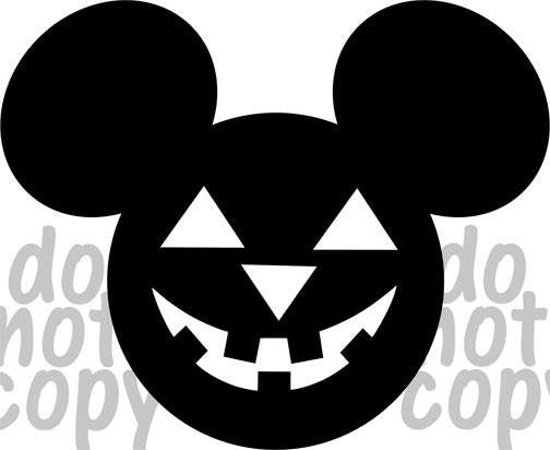 Mouse Pumpkin Jack-o-Lantern 1 - Dye Sub Heat Transfer Sheet – Pretty ...