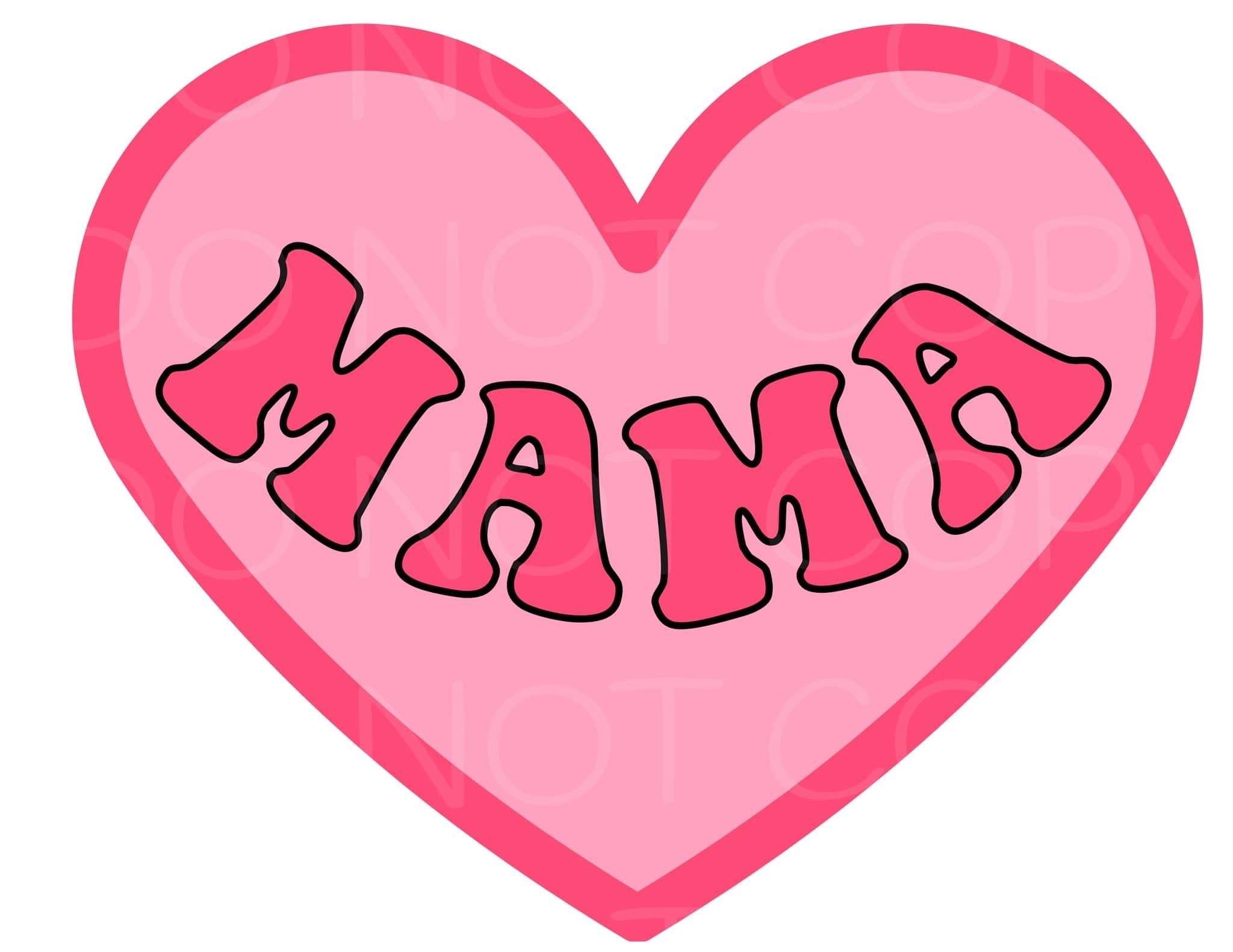 Pink Mama Heart Transfer Sheet – Pretty Lil Things PLT Wholesale